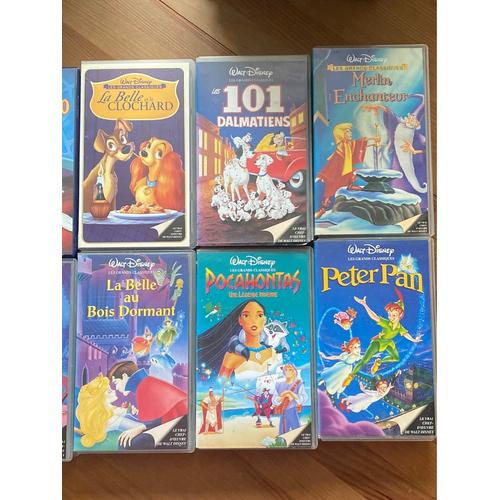 Lot De 10 Cassettes Vhs Disney