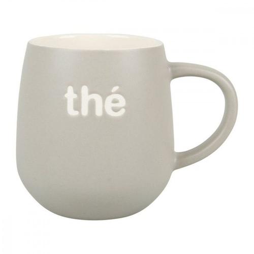 Mug Gris "Thé" New Bone 39cl