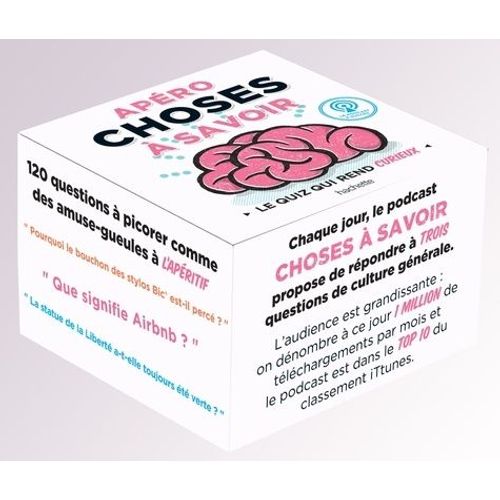 Apéro Choses À Savoir - Le Quiz Qui Rend Curieux - Avec 120 Cartes Questions