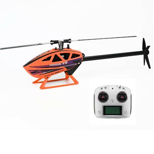 HéLicoptèRe Rc Aile Volante Fw450l-V3 6ch 3d Acrobaties Automatiques Gps Maintien D'altitude Rtf/Pnp Avec SystèMe De ContrôLe De Vol H1-Générique