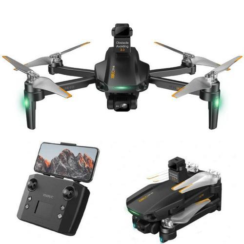 Xmr/C M10 Ultra S+ Plus Gps 4km RéPéTeur NuméRique Fpv Avec CaméRa Hd 4k RéElle Gimbal Eis à 3 Axes éVitement Des Obstacles Moteur Sans Balais Drone Pliable Quadcopter Rtf-Générique