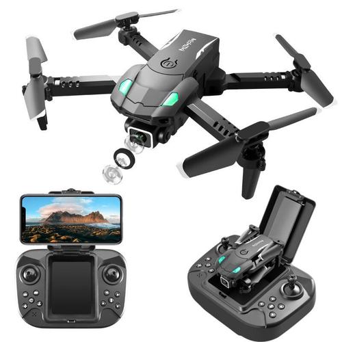 S128 Mini Wifi Fpv Avec Double CaméRa 4k Hd, éVitement D'obstacles à Trois CôTéS, Mode Maintien D'altitude, Mode Sans TêTe, Drone Pliable Rc Quadcopter Rtf-Générique