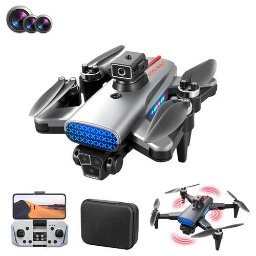 Xkj K90 Max Gps Trois CaméRas 5g Wifi Fpv Avec 4k Esc 3 Lentilles 360° éVitement Des Obstacles, Positionnement à Flux Optique, Brushless Led Pliable Rc Drone Quadcopter Rtf-Générique