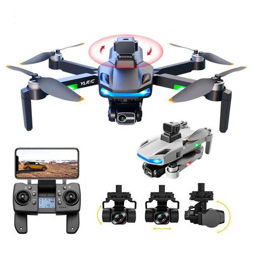 Ylr/C S135 Gps 5g Wifi Fpv Avec Double CaméRa Esc Hd 8k, Stabilisateur Gimbal Eis à 3 Axes, éVitement D'obstacles à 360°, Drone Rc Pliable Sans Balais.-Générique