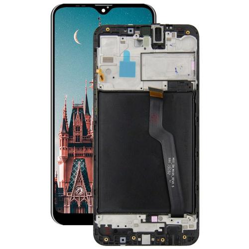 Ecran De Remplacement Noir Compatible Samsung Galaxy A10 A105fn Ds Double Sim, Lcd Digitizer Vitre Tactile Assemblé Sur Chassis