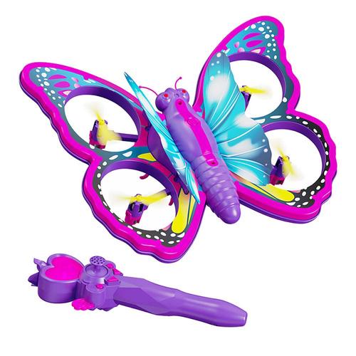 4drc V40 Papillon Intelligent Capteur De Gravité Mode De Maintien D'altitude D'obstacle 360° Flip Jouets Pour Enfants Cadeau éClairage Led Coloré 2,4g 4ch 6-Axis Rc Drone Quadcopter Rtf-Générique