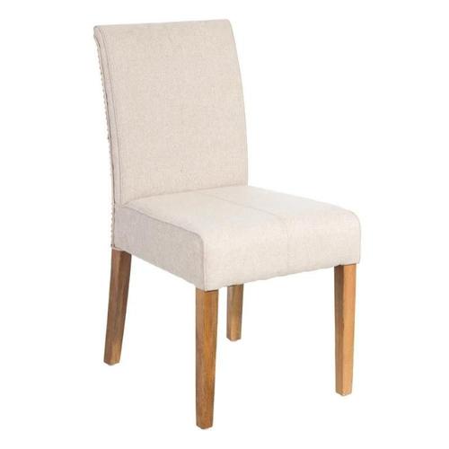 Chaise Tissu/Rotin Beige - Safa