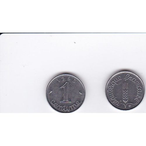 France 1 Centime 1963 Sans Rebord Atelier De Gravure