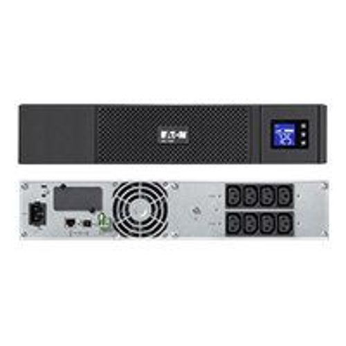 Eaton 5SC 1000 - Onduleur (rack-montable) - CA 230 V - 700 Watt - 1000 VA - RS-232, USB - connecteurs de sortie : 8 - 2U - noir