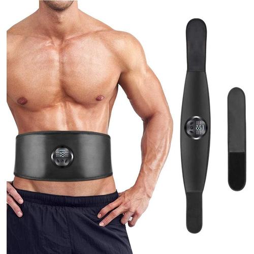 Ceinture Electrostimulation Abdominale,Appareil Electrostimulation Musculaire, Abdos Musculation Appareil, Recharge Avec Usb Et Ne Nécessite Pas De Tapis De Gel