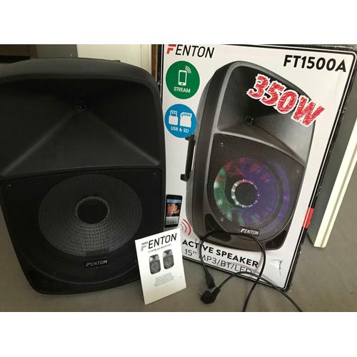 Fenton FT1500A Set enceinte sono Bluetooth active 15 / 38cm 350W
