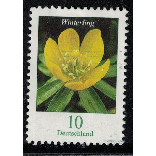 Allemagne 2018 Oblitéré Used Fleur Winterling Eranthis Hyemalis Su