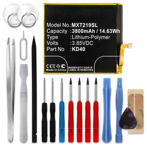 Pack Batterie 3800mah Et Outils Pour Téléphone Portable Motorola Moto G8 Plus - Kit Pour Remplacement Facile D'une Batterie Kd40 De Smartphone Gsm