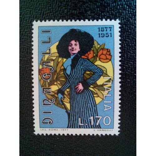 Timbre Italie Yt 1327 Dina Galli 1977 ( 040904 )