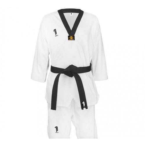 1fight1, Dobok Taekwondo Brodé Elite, Col Noir, Taille 190 Cm