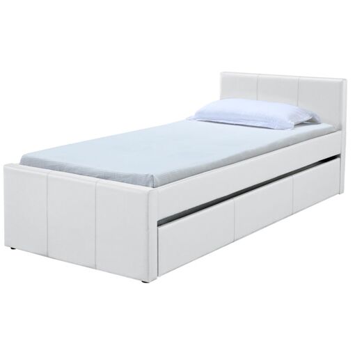 Lit Gigogne Miliboo 90x195 Cm - Noir Mat - Pratique Chambre Enfant Ou Invités