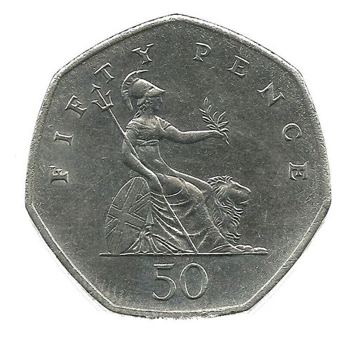 Monnaie 50 Pences Uk 1997