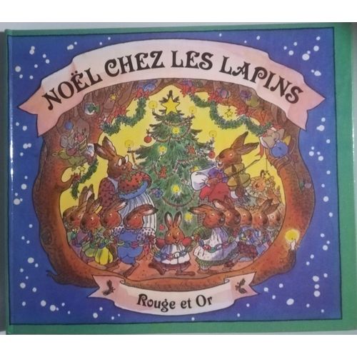 Noel Chez Les Lapins - Livre Pop-Up Avec Tirettes.