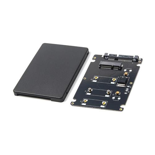 Nouveau Mini adaptateur Pcie mSATA SSD à 2.5 pouces SATA3 adaptateur carte avec boîtier SATA adaptateur Stock avec vis