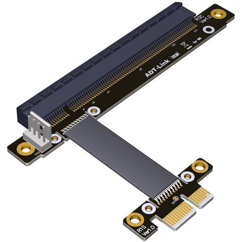 25cm Gen3.0 PCIe Riser carte 1x à 16x adaptateur pas besoin USB , PCI-E x1 x16 GPU Riser adaptateur pour Bitcoin Mining NVIDIA carte AMD