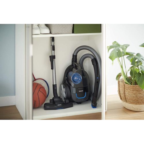 Aspirateur Sans Sac De 1,5l 650w Bleu Noir