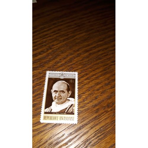 Timbres Rwanda Vatican Tp20