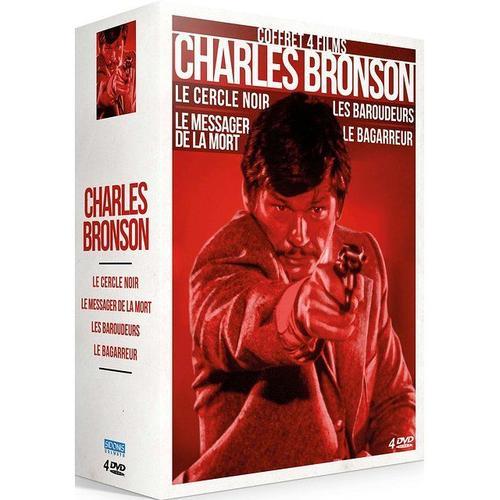Charles Bronson - Coffret 4 Films : Le Cercle Noir + Le Messager De La Mort + Les Baroudeurs + Le Bagarreur - Pack
