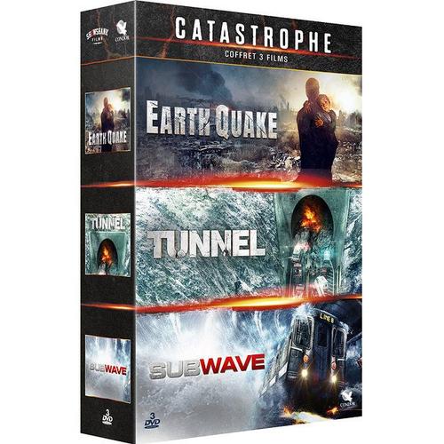 Catastrophe - Coffret 3 Films : Earthquake + Tunnel + Subwave - Pack