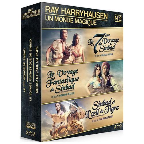 Ray Harryhausen - Coffret N° 2 : Le 7ème Voyage De Sinbad + Le Voyage Fantastique De Sinbad + Sinbad Et L'oeil Du Tigre - Pack - Blu-Ray