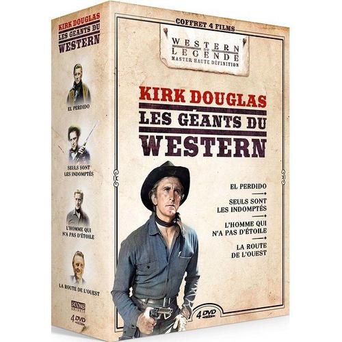 Kirk Douglas - Les Géants Du Western : L'homme Qui N'a Pas D'étoile + Seuls Sont Les Indomptés + El Perdido + La Route De L'ouest - Pack