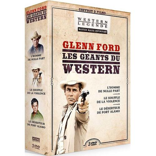 Glenn Ford - Les Géants Du Western : L'homme De Nulle Part + Le Souffle De La Violence + Le Déserteur De Fort Alamo - Pack