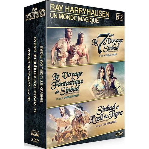 Ray Harryhausen - Coffret N° 2 : Le 7ème Voyage De Sinbad + Le Voyage Fantastique De Sinbad + Sinbad Et L'oeil Du Tigre - Pack