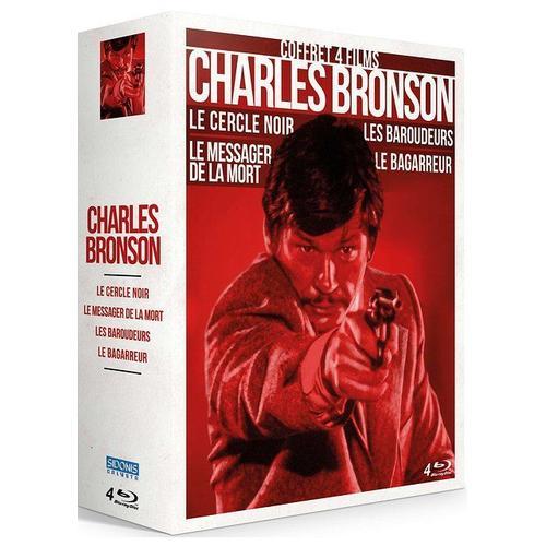 Charles Bronson - Coffret 4 Films : Le Cercle Noir + Le Messager De La Mort + Les Baroudeurs + Le Bagarreur - Pack - Blu-Ray