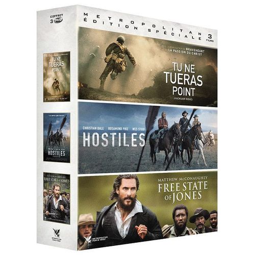Aventure : Tu Ne Tueras Point + Hostiles + Free State Of Jones - Pack