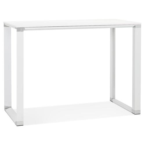 Table Haute / Bureau Haut 'xline High Table' En Bois Blanc - 140x70 Cm