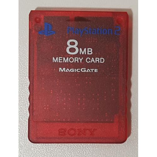 Carte mémoire Sony 8 MB rouge PS2