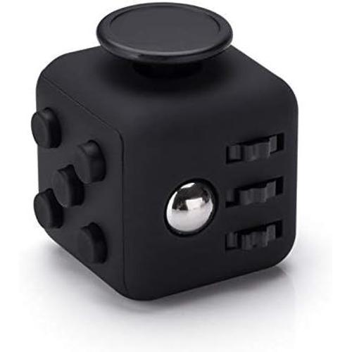 Noir Fidget Cube Anti Stress Jouet Pour Réduire Le Stress En Cas De Nervosité Pour Tous Les Groupes D'age