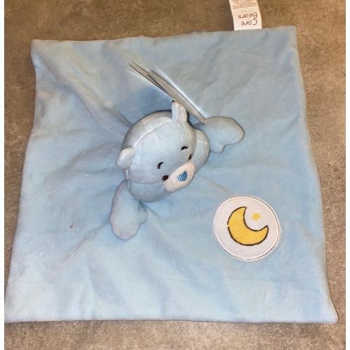 Doudou Grosdodo Bleu Les Bisounours Plat Care Bears Baby Peluche Jouet Bebe Comforter Teddy Secrity Blanket Moon