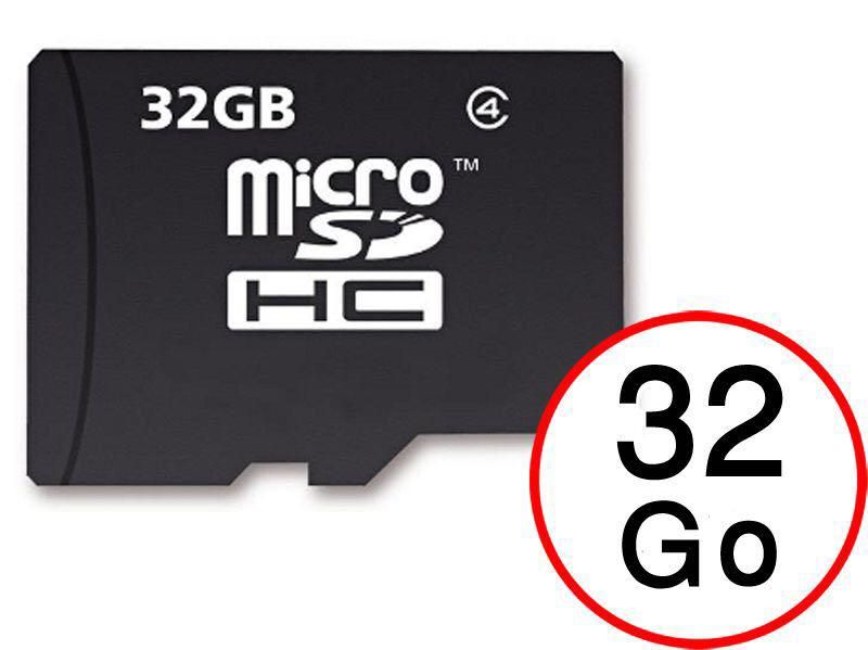 Carte Mémoire Micro-Sd 32 Go + Adaptateur Pour Texet Tm-4084by Wi®