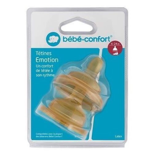 Bebe Confort Tétine Emotion Latex T2 (X2)