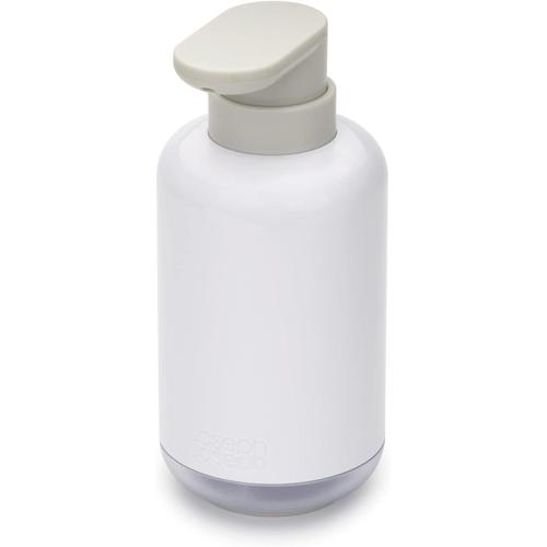 Blanc Blanc Duo pompe distributeur de savon, cuisine et salle de bain, 300ml, rechargeable, blanc