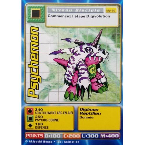 Carte Digimon - Psychemon Mp-089
