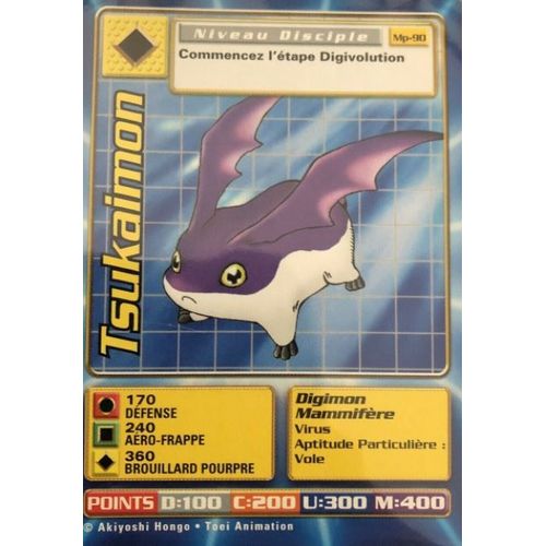 Carte Digimon - Tsukaimon Mp-90