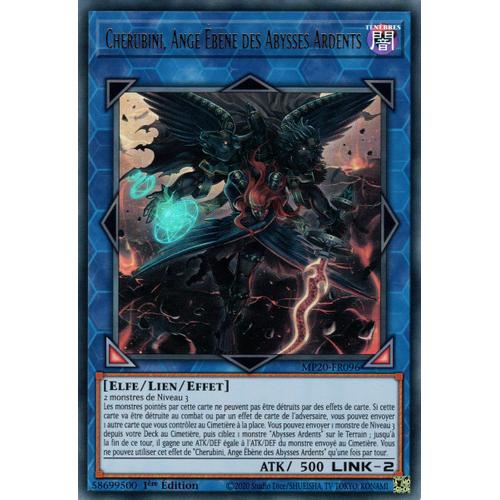 Yugioh! Cherubini, Ange Ebène Des Abysses Ardents Mp20-Fr096