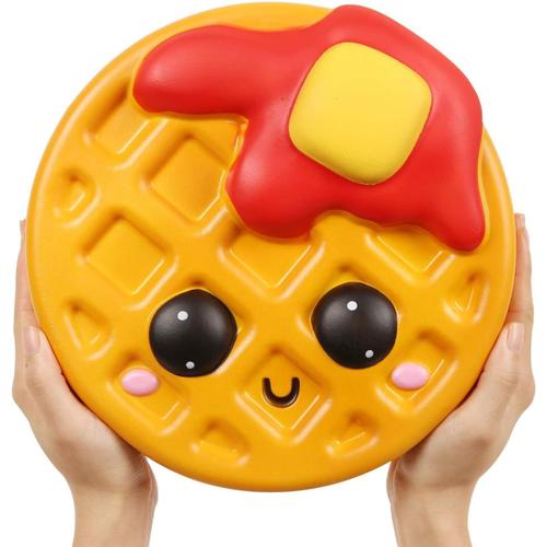 Squeeze Toys Gaufre Géant Montée Lente Jouets Anti-Stress Squishy Kawaii Gâteau