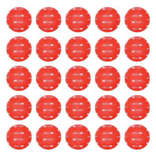 30 Pcs 3m Vhb, Double Face 3m Double Face Extra Fort Scotch 3m Double Face, Pour Les Murs Intérieurs Et Extérieurs Et Les Portes (25 X 25MM)