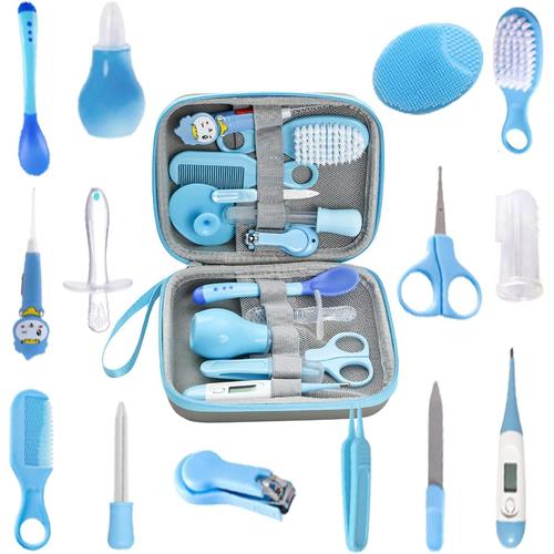 14pcs Set De Trousse De Toilette Pour Bébé Confort, Trousse De Soin Bébé Naissance Avec Complète Accessoires Hygiénique Pour Toilette & Soins Infirmiers Professionnels De Bébé #6