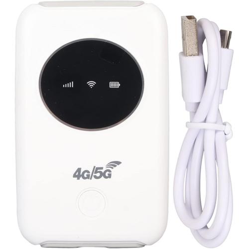 Routeur de Voyage WiFi 4G LTE, Mini Routeur WiFi Portable avec Emplacement pour Carte SIM, Routeur Internet sans Fil débloqué 300 Mbps, Prise en Charge B1/2/3/5/7/8/20/40