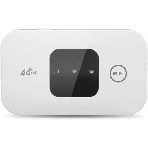 Routeur WiFi, Routeur WiFi Mobile Portable 4G LTE, Périphériques de Routeur Internet sans Fil Hotspot avec Prise en Charge de la Fente pour Carte SIM B1 B3 B5 B7 B8 B20 B38 B40, 10