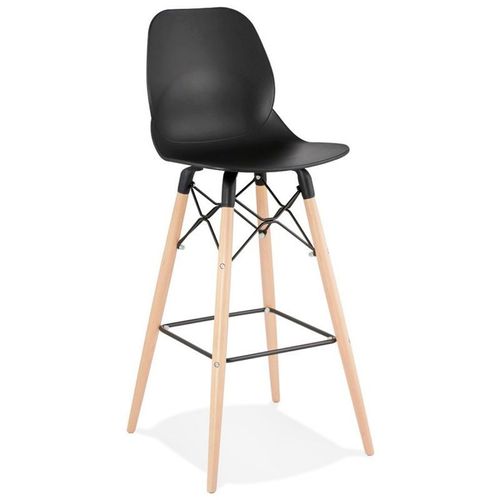 Paris Prix - Tabouret De Bar Design "Carno" 111cm Noir